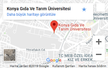 Konya Gıda ve Tarım Üniversitesi iletişim